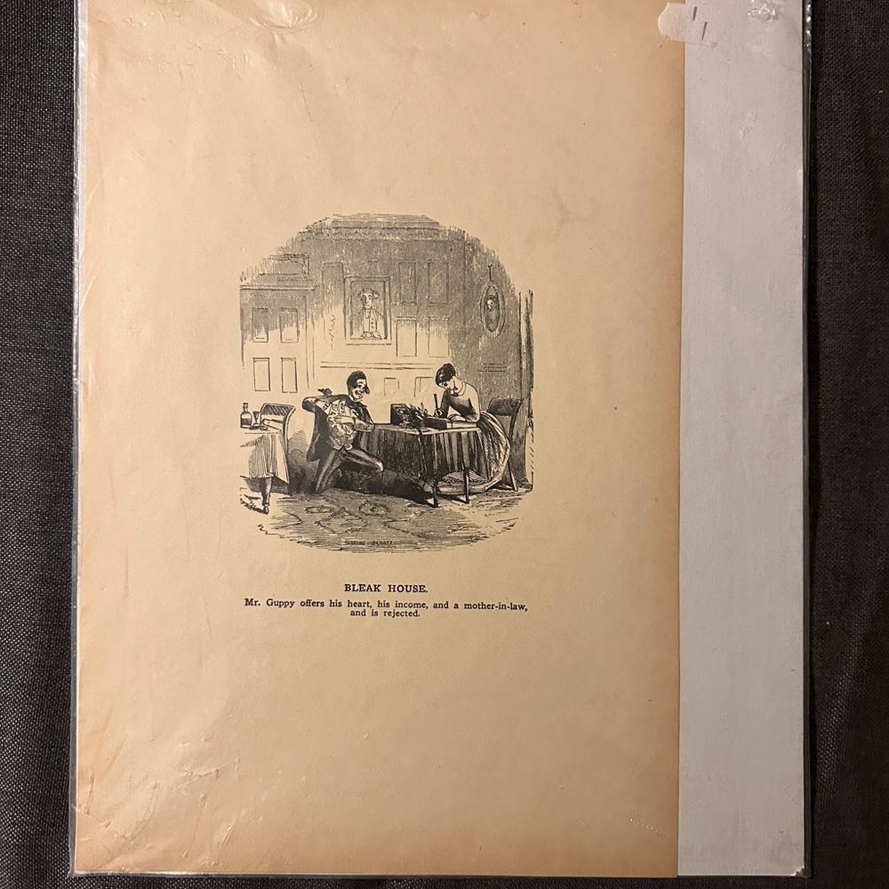 Bleak House Vintage Print